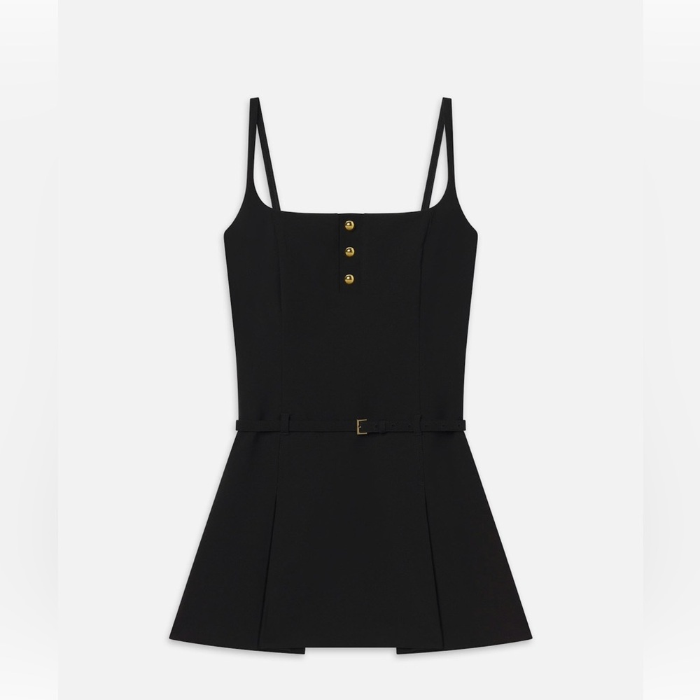 Frame Denim Black Mini Dress